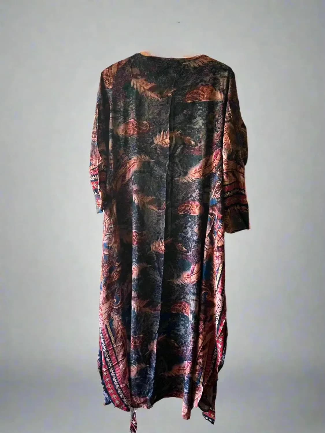 Fall — Maxi Wrap Dress / Kimono